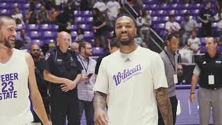 The 2023 Weber State Basketball Alumni Classic hosted by Damian Lillard [upl. by Aneger]