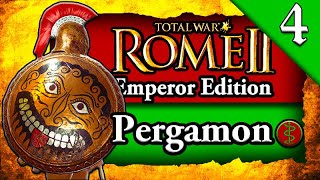 THE BATTLE FOR GREECE IS HERE Total War Rome 2 Pergamon Campaign 4 [upl. by Ralf]