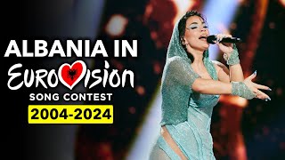 Albania in Eurovision Song Contest 🇦🇱 2024  2004 RECAP [upl. by Adnolaj472]