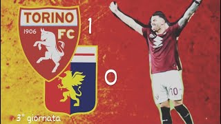 Torino  Genoa 10  nonostante JURIC  abbiamo vinto  Grazie GILARDINO e grazie HEFTI  Radonjic [upl. by Godderd]