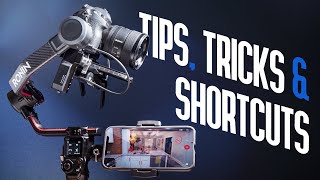 10 DJI RS2 Tips Tricks amp Shortcuts [upl. by Wait506]