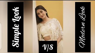 Shivangi Joshi Simple VS Modern Look 👀Which Is Your Favourite yrkhh naira video [upl. by Ainivad]