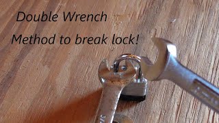 Pick lock using the double wrench method EASIEST METHOD [upl. by Eba]