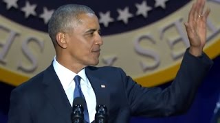 Obama Farewell Speech FULL Event  ABC News [upl. by Rodablas718]