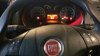 Fiat doblo van oil light flashing reset [upl. by Anasxor381]