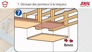 Instructions « pas à pas » pour faire un faux plafond [upl. by Anayt385]