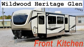 The Perfect Front Kitchen Travel Trailer RV 2022 Heritage Glen 270FKS  RV KING BED WASHERDRYER [upl. by Annahc]