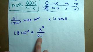 pH of a Weak Acid 01 M Acetic Acid EXAMPLE [upl. by Halil]