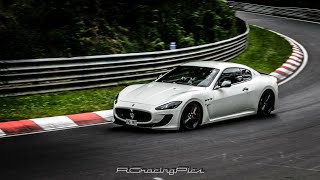 Maserati Granturismo MC Stradale Nürburgring Nordschleife Lap 758 [upl. by Euqinoj]