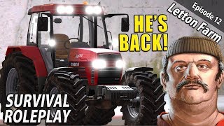 THE MAD MAN  Survival Roleplay  Farming Simulator 17  Letton Farm  Ep 12 [upl. by Noseaj]