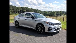 2019 Kia Optima First Drive Review Kias Midsize Sedan Stung With Stinger DNA [upl. by Nauj]