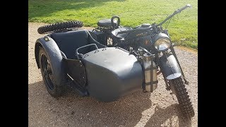 WW2 Zundapp and BMW  Differences between sidecars of the German Wehrmacht for KS600 KS750 and R75 [upl. by Golub]