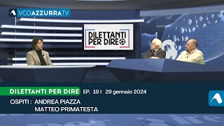 29 gennaio 2024  Dilettanti per dire 202324  puntata 19 [upl. by Arraic]