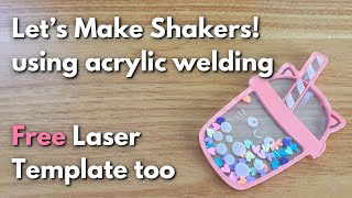 How to Make an Acrylic Shaker without Glue using Acrylic Welding [upl. by Magulac]