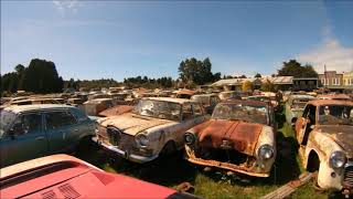 New Zealands MASSIVE car breakers auto salvage Horopito [upl. by Feinstein253]