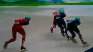 Apolo Ohno wins 6th Medal amazing final move [upl. by Yalonda537]