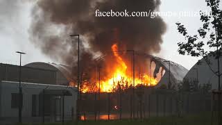 Brand im Recyclinghof der Fa Zeller in Mutterstadt [upl. by Ataynik]