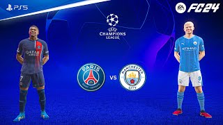 FIFA 24  PSG vs Manchester City  UEFA Champions League Final  PS5™ 4K60FPS [upl. by Claudetta]