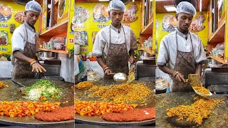 Most Famous Tawa Pulav of Juhu ChowpattyStreet Style Tawa Pulav of Mumbai [upl. by Wenoa321]