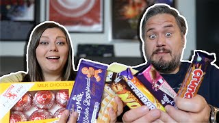 Americans Try British Chocolate and Candy for the First Time [upl. by Waldos697]