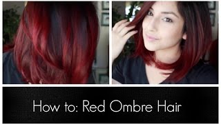 How To Red Ombre Hair [upl. by Craggie]