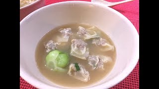 Wonton Soup Recipe • A Popular Chinese Dish  Episode 197 [upl. by Pippy311]