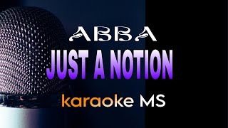 JUST A NOTION Karaoke abba [upl. by Sumaes]