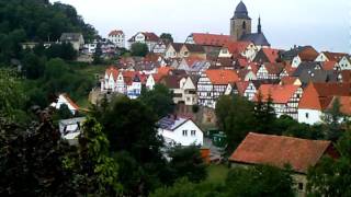 Stadtansicht Panoramablick von Naumburg Hessen [upl. by Halyahs]