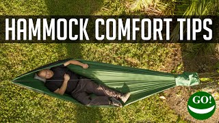 Hammock Comfort Top 7 Tips for Sleeping Comfortably in a Hammock [upl. by Iron]