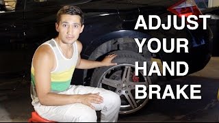 How to Tighten Your Handbrake [upl. by Anhej]