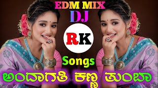 Andagathi Kanna Thumba  HD Video DJ Songs  Srimurali  Hariharan  Kannada EDM MIX RK Kannada DJ [upl. by Etnoval]