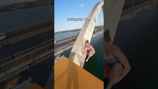 High Diving Gone Wrong 😳 bravegang bts [upl. by Aicnerolf181]