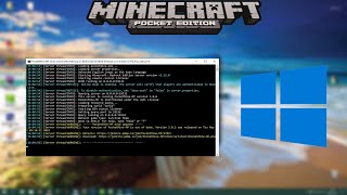 Minecraft PE  BE  How to create PocketMine Server on Windows 10 [upl. by Evadne]