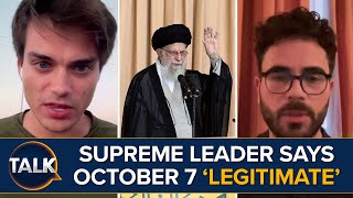 “Weak Regime” Iran’s Supreme Leader Says October 7 Was ‘Legitimate’ Act [upl. by Ayetal623]