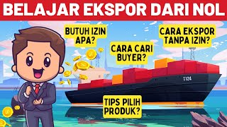 CARA EKSPOR BARANG KE LUAR NEGERI UNTUK PEMULA  BELAJAR EXPORT DARI NOL TANPA MODAL UNDERNAME [upl. by Fagin95]