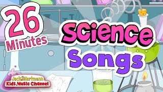 26 MINUTES of SCIENCE SONGS  Jack Hartmann [upl. by Nedac]