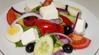 Recette de la salade grecque [upl. by Mignonne590]