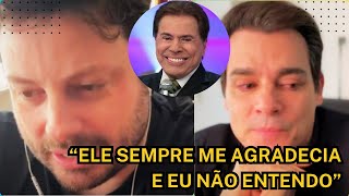 CELSO PORTIOLLI CHORA E DANILO GENTILI AFIRMA QUE SÓ PEDIU UM ABRAÇO A SILVIO SANTOS [upl. by Atnuhs]