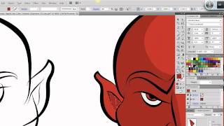 Ultimate Inking and Coloring Tutorial for Adobe Illustrator short version [upl. by Merle]