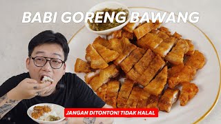 RESEP Babi Goreng Bawang NGACO LEMBUT BGT [upl. by Jocelyne]