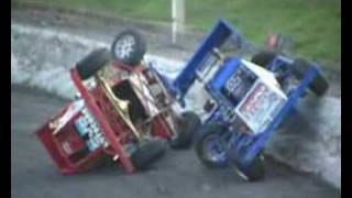 British Stock Car Racing Crashes [upl. by Nuahs]