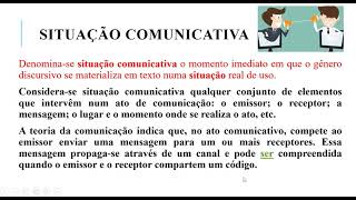 Situação Comunicativa [upl. by Eyahsal530]