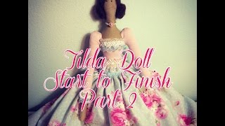 Tilda Doll Start to Finish Part 2  Fabric Prep and Cutting [upl. by Onida289]