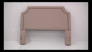 Upholstered Headboard Set Up Video [upl. by Omissam]