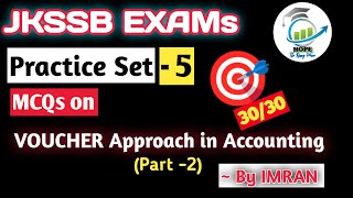 Top 500 Mcqs on Accountancy Target 3030  Practice Set 5  Jkssb Finance Accounts Assistant [upl. by Chalmer843]