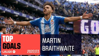 TOP GOLES Martin Braithwaite LaLiga 20222023 [upl. by Hubbard605]