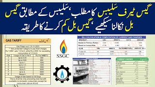 42 Sui Gas Bill Calculation as Per Slabs in PakistanSNGPLSSGC [upl. by Euginimod]