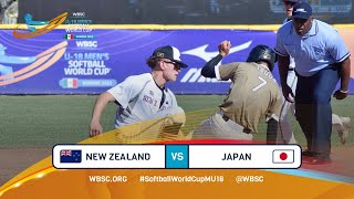 Highlights  Game 2  New Zealand vs Japan  2023 U18 Mens Softball World Cup [upl. by Stier]