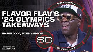 Flavor Flavs favorite moments from Paris 2024 Olympics  SportsCenter [upl. by Kirt]