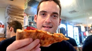 Trying the Best Pizza Slice in NYC 🍕 Bleecker Street Pizza [upl. by Rohpotsirhc158]